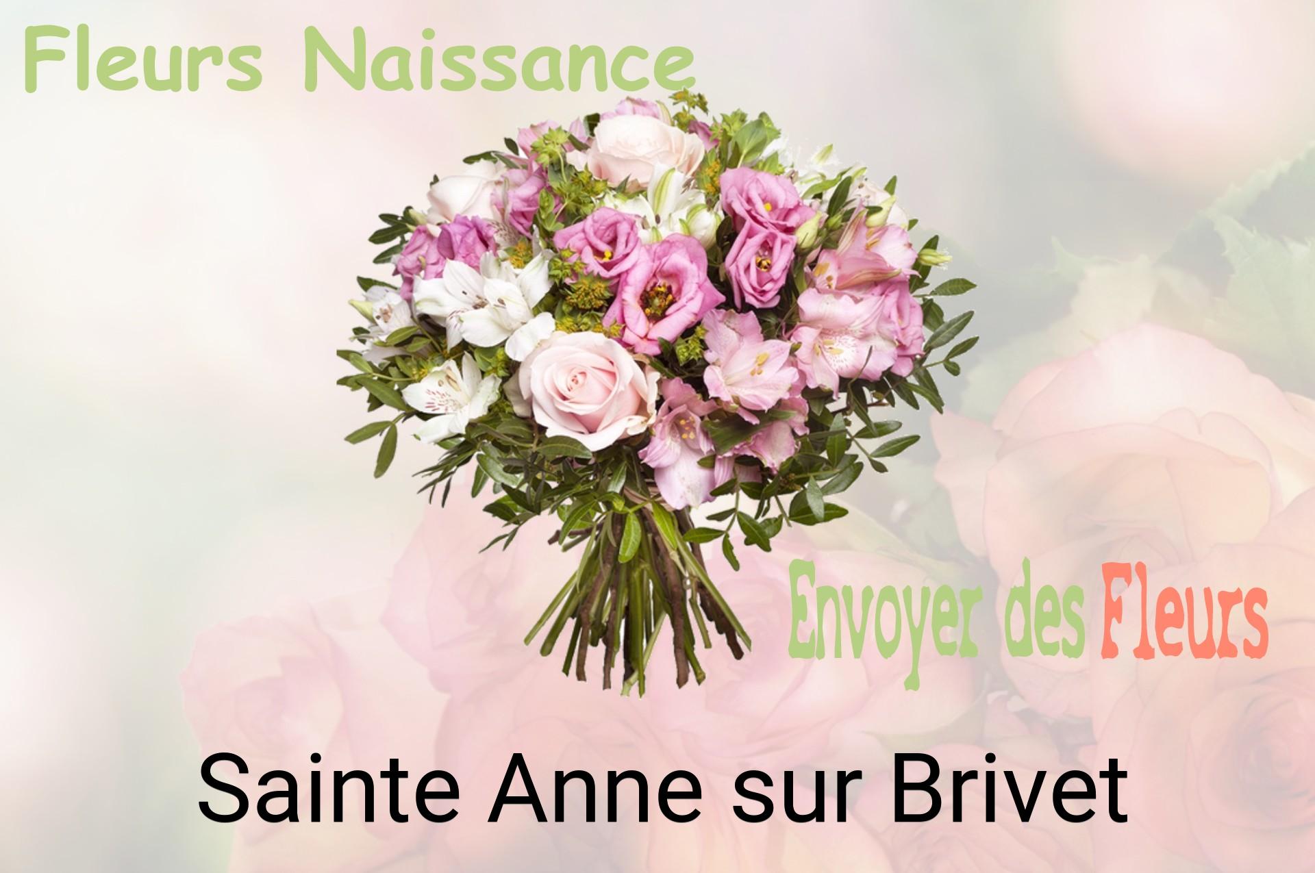 Bouquet de fleurs de naissance livré à Sainte-Anne-sur-Brivet